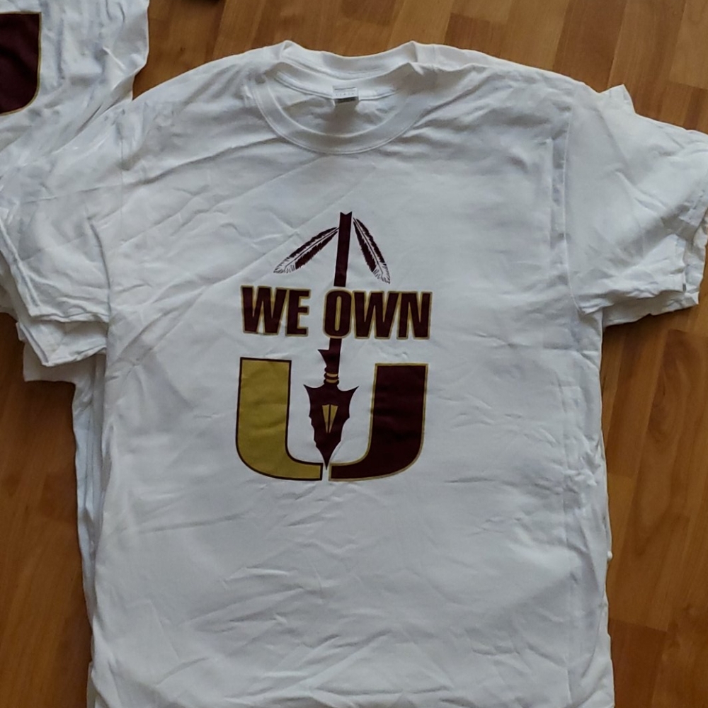 FSU "We Own U"! 100% cotton Unisex Tee!